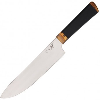 Кухонный шеф-нож ONTARIO AGILITE CHEF'S KNIFE ON_2520 клинок 240 мм, сталь 14C28N, рукоять кратон Кухонный шеф-нож ONTARIO AGILITE CHEF'S KNIFE ON_2520 клинок 240 мм, сталь 14C28N, рукоять кратон