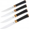 Набор ножей для стейка ONTARIO AGILITE 4 PIECE STEAK SET клинок 114 мм, сталь 14C28N, серрейто ON_2565
