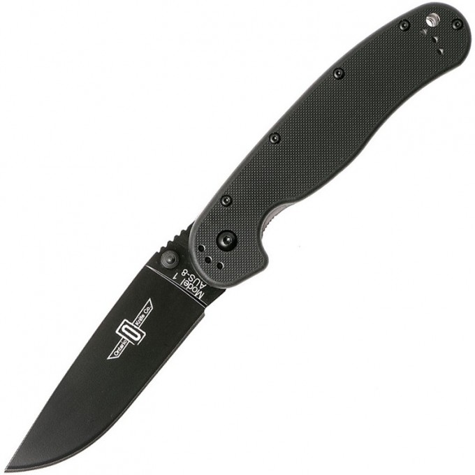 Нож ONTARIO RAT-1 черный ON_8846