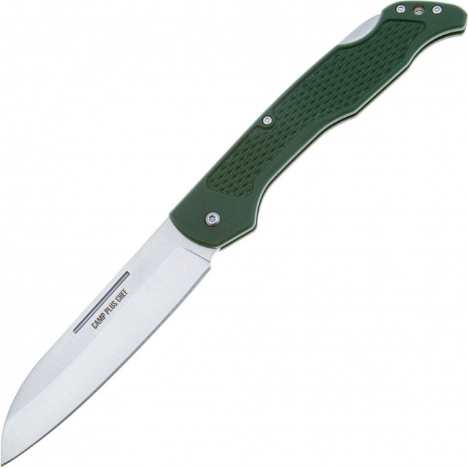 Нож складной ONTARIOCAMP PLUS CHEF'S LOCKBACK зеленый нейлоновая рукоять ON_4300